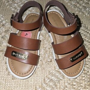 Nine West Brown Kids Sandals